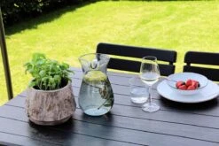 ERRO Vouwtafel - Houtlook - 180x74cm - Zwart -Bo-Camp Winkel 1200x800 9