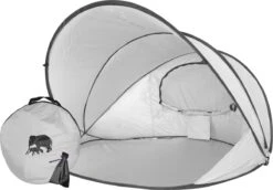 Deryan Luxe Pop Up Strandtent XXL - Anti-UV 50+ - Zilver 33 Deryan Luxe Pop Up Strandtent XXL - Anti-UV 50+ - Zilver -Bo-Camp Winkel 1200x836