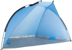 Navaris Windscherm Voor Het Strand - Zon- En Windbescherming Voor Drie Personen - Pop-up Speeltent Met UV- Bescherming - Beach Shelter Met Draagtas 12 Navaris Windscherm Voor Het Strand - Zon- En Windbescherming Voor Drie Personen - Pop-up Speeltent Met UV- Bescherming - Beach Shelter Met Draagtas -Bo-Camp Winkel 1200x839 2