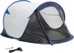 JEMIDI Tweepersoons Pop-up Tent - Opgooitent, Werptent Voor 2 Personen - Ideaal Als Festivaltent Of Kampeertent - Verschillende Kleuren -Bo-Camp Winkel 1200x858 6
