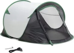 JEMIDI Tweepersoons Pop-up Tent - Opgooitent, Werptent Voor 2 Personen - Ideaal Als Festivaltent Of Kampeertent - Verschillende Kleuren -Bo-Camp Winkel 1200x858 8