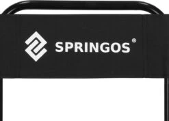 Springos Campingstoel | Kampeerstoel | Vouwstoel | Klapstoel | Zwart -Bo-Camp Winkel 1200x860