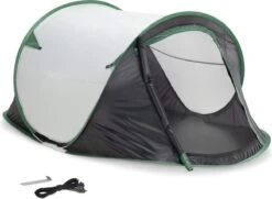 JEMIDI Tweepersoons Pop-up Tent - Opgooitent, Werptent Voor 2 Personen - Ideaal Als Festivaltent Of Kampeertent - Verschillende Kleuren -Bo-Camp Winkel 1200x877 5