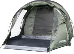 Capture Outdoor, 3-Man XXL Tent "Seikan XTR-3", Voor 3 XXL Personen, 215x400x155cm, DeLuxe Tent En Canvas, "Airflow System", … -Bo-Camp Winkel 1200x878 2