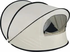Deryan Luxe Pop Up Strandtent XXL - Anti-UV 50+ - Cream -Bo-Camp Winkel 1200x883 1