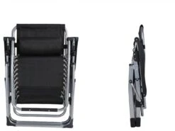 Campingstoel Relax - Ligstoel - Instelbaar En Inklapbare Standenstoel -Bo-Camp Winkel 1200x897