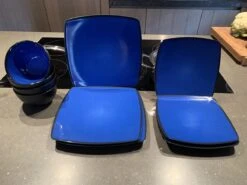 Camping Servies - 12 Delig – 100% Melamine Servies Set – Campingservies – Melamine Servies - Blue Ocean -Bo-Camp Winkel 1200x900 36