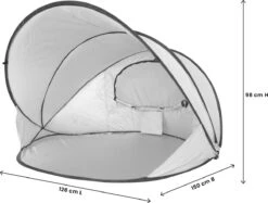Deryan Luxe Pop Up Strandtent XXL - Anti-UV 50+ - Zilver 35 Deryan Luxe Pop Up Strandtent XXL - Anti-UV 50+ - Zilver -Bo-Camp Winkel 1200x907 2