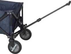 Campart Bolderkar HC-0910 - Opvouwbaar - Bolderwagen Met Stevig Harmonicaframe - Inclusief Opbergtas En Bodemplaat - Blauw -Bo-Camp Winkel 1200x908