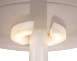 Keter Coolbar Partytafel – Lichtgevend - 49,5x49,5x57cm - Wit -Bo-Camp Winkel 1200x947