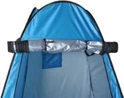 Merkloos 4 In 1 Pop-up Douchetent Voor Omkleden, Douchen, Toilet En Opslag - 1 Persoons Tent - Camping Douche En Omkleedtent - Inclusief Haringen En Draagtas - 190 X 110 X 110 Cm Blauw -Bo-Camp Winkel 1200x949