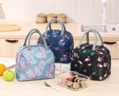 Koeltas - Lunchtas - Volwassenen En Kinderen - Compact & Handig: Zomer - Picknick -School - Lunch - Werk - Zwart Flamingo -Bo-Camp Winkel 1200x963 3