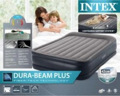 Intex Deluxe Pillow Rest Raised Luchtbed - 2-persoons - 203x152x42 Cm -Bo-Camp Winkel 1200x964 2