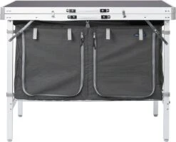 Campart Campingkeuken KI-0757 – Complete Keuken En Campingkast – Opvouwbaar En Inclusief Draagtas - Grijs -Bo-Camp Winkel 1200x973 2