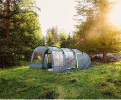 Coleman Vail 4L Tunneltent - Familie Tent - 4-Persoons - Grijs/Groen -Bo-Camp Winkel 1200x996 1