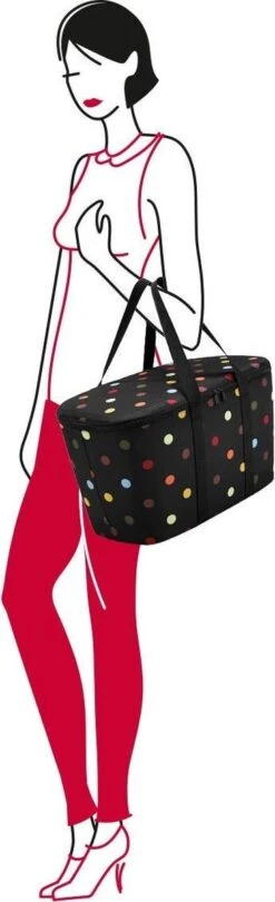 Reisenthel Coolerbag Koeltas - 20L - Dots Zwart -Bo-Camp Winkel 366x1200