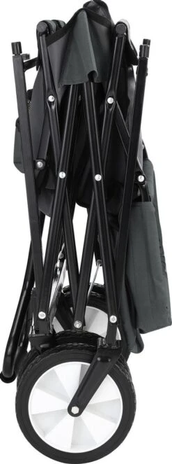 Monzana Bolderkar Opvouwbaar - 100 Liter - Met Afneembaar Dak Grijs -Bo-Camp Winkel 447x1200