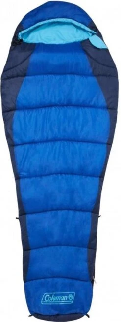 Coleman Fision 100 Mummy Slaapzak - 208 X 81 Cm - Blauw -Bo-Camp Winkel 453x1200