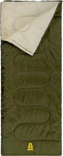 Abbey Camp Slaapzak Amsterdam-07 - Dekenmodel - 210 X 85 Cm - Groen