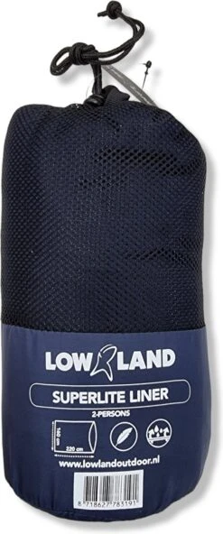 LOWLAND OUTDOOR® LAKENZAK - SUPERLITE - 2 PERS - 220X160 CM - 600GR -Bo-Camp Winkel 501x1200
