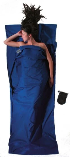 Cocoon TravelSheet - Lakenzak - Katoen - Ultramarine Blue -Bo-Camp Winkel 538x1200 1