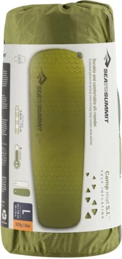 Sea To Summit Camp S.I. Regular Zelf Opbaasbare Slaapmat - 3.8cm - 780g - Groen -Bo-Camp Winkel 567x1200 1