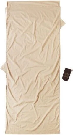 Cocoon TravelSheet - Lakenzak - Egyptisch Katoen - Beige -Bo-Camp Winkel 653x1200 4
