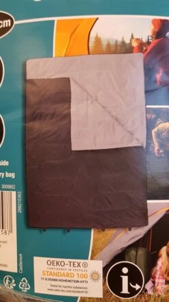 Froyak - 2-persoons Slaapzak XXL Groen 225 X 150 Cm - 2 Persoons Slaapzak Envelop Model Extra Large -Bo-Camp Winkel 674x1200 5