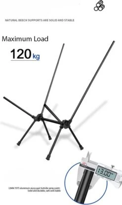 Lopoleis® Campingstoel – Campingstoel Opvouwbaar – Visstoel – Vouwstoel – Strandstoel – Inklapbaar – Lichtgewicht – Outdoor Stoel - Hoge Rugleuning -Bo-Camp Winkel 715x1200