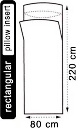LOWLAND OUTDOOR® LAKENZAK - 100% KATOEN - RECHT MODEL - 220X80 CM - 350GR -Bo-Camp Winkel 716x1200