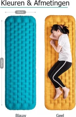 Naturehike® 3D Luchtmatras Premium - Comfortabel R-waarde 2.0 - Extra Dikke Slaapmat - Luchtbed Kamperen - Opblaasbaar Matras - Lichtgewicht - Outdoor - Camping -Bo-Camp Winkel 780x1200 3