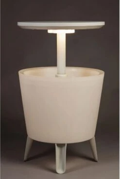 Keter Coolbar Partytafel – Lichtgevend - 49,5x49,5x57cm - Wit -Bo-Camp Winkel 804x1200 1