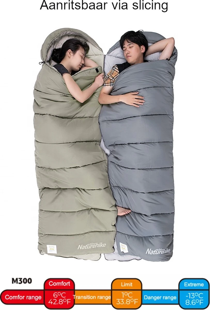 Naturehike® Slaapzak Katoen - 6 Tot 1 Graden - Slaapzakken Volwassenen - 220*80cm - 4 Seizoenen Slaapzak Lente, Zomer, Herfst & Winter - Lichtgewicht & Waterdicht 6 Naturehike® Slaapzak Katoen - 6 Tot 1 Graden - Slaapzakken Volwassenen - 220*80cm - 4 Seizoenen Slaapzak Lente, Zomer, Herfst & Winter - Lichtgewicht & Waterdicht - Afbeelding 6