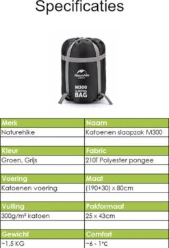 Naturehike® Slaapzak Katoen - 6 Tot 1 Graden - Slaapzakken Volwassenen - 220*80cm - 4 Seizoenen Slaapzak Lente, Zomer, Herfst & Winter - Lichtgewicht & Waterdicht 21 Naturehike® Slaapzak Katoen - 6 Tot 1 Graden - Slaapzakken Volwassenen - 220*80cm - 4 Seizoenen Slaapzak Lente, Zomer, Herfst & Winter - Lichtgewicht & Waterdicht -Bo-Camp Winkel 818x1200 7