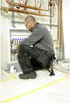 Walkstool - 3-Poots Krukje - Comfort 55 Cm - Verstelbaar - Zwart -Bo-Camp Winkel 824x1200