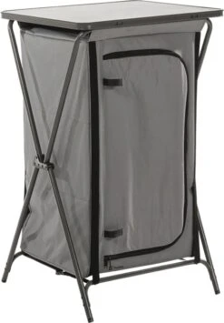 Travellife Toledo Opbergkast Opvouwbaar Laag Dark Grey -Bo-Camp Winkel 836x1200 2