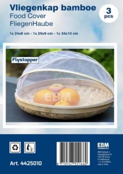 Voedselkap - Vliegenkapjes Bamboe Set 3 Stuks - Flystopper -Bo-Camp Winkel 846x1200 7