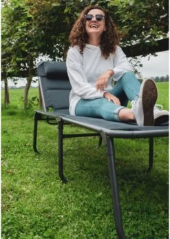 Travellife Barletta Ligbed - Antraciet / Donkergrijs -Bo-Camp Winkel 854x1200