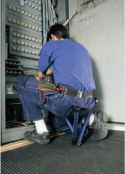 Walkstool - 3-Poots Krukje - Comfort 55 Cm - Verstelbaar - Zwart -Bo-Camp Winkel 865x1200