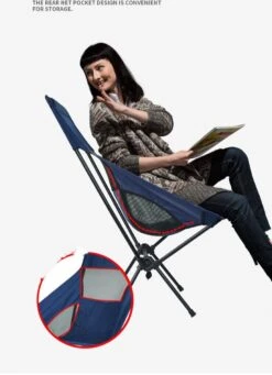 Lopoleis® Campingstoel – Campingstoel Opvouwbaar – Visstoel – Vouwstoel – Strandstoel – Inklapbaar – Lichtgewicht – Outdoor Stoel - Hoge Rugleuning -Bo-Camp Winkel 868x1200 1