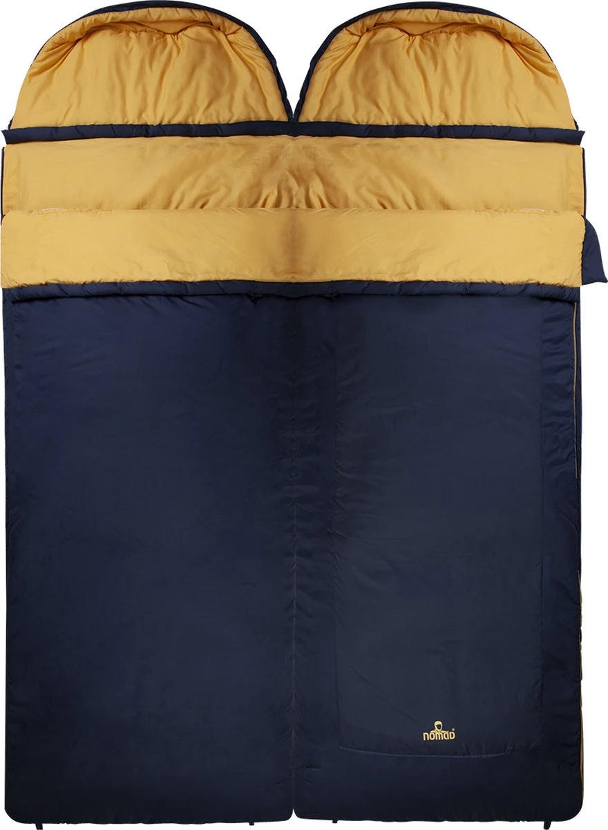 NOMAD® Aztec Comfort Slaapzak | 220x80cm Blauw | Lichtgewicht & Kwalitatief | Dekenmodel Slaapzak | Incl Hoes 4 NOMAD® Aztec Comfort Slaapzak | 220x80cm Blauw | Lichtgewicht & Kwalitatief | Dekenmodel Slaapzak | Incl Hoes - Afbeelding 4