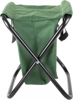 Viskrukje - Visserstoel - Campingstoel - Toeristen Visstoel - Reiskruk - Zak Met Ritssluiting - Opvouwbaar - Draagbaar - 26 CM - Rheme -Bo-Camp Winkel 885x1200