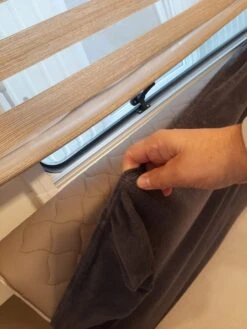 Bankhoes Voor Camper / Mobilhome / Caravan Carré Stretch Badstofhoes Per Stuk Kleur Antraciet Universeel Model -Bo-Camp Winkel 900x1200 3