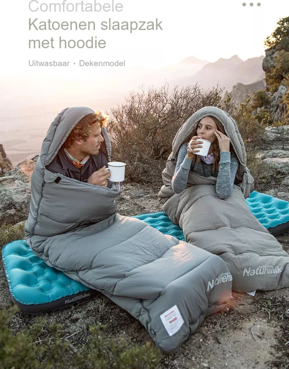 Naturehike® Slaapzak Katoen - 6 Tot 1 Graden - Slaapzakken Volwassenen - 220*80cm - 4 Seizoenen Slaapzak Lente, Zomer, Herfst & Winter - Lichtgewicht & Waterdicht 5 Naturehike® Slaapzak Katoen - 6 Tot 1 Graden - Slaapzakken Volwassenen - 220*80cm - 4 Seizoenen Slaapzak Lente, Zomer, Herfst & Winter - Lichtgewicht & Waterdicht - Afbeelding 5