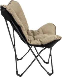 Bo-Camp - Urban Outdoor - Vlinderstoel - Grainger - M - Nika - Beige -Bo-Camp Winkel 969x1200