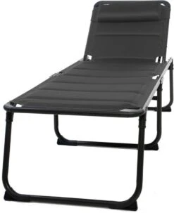Travellife Barletta Ligbed - Antraciet / Donkergrijs -Bo-Camp Winkel 977x1200